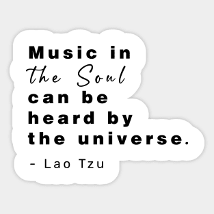 Music in the soul Sticker